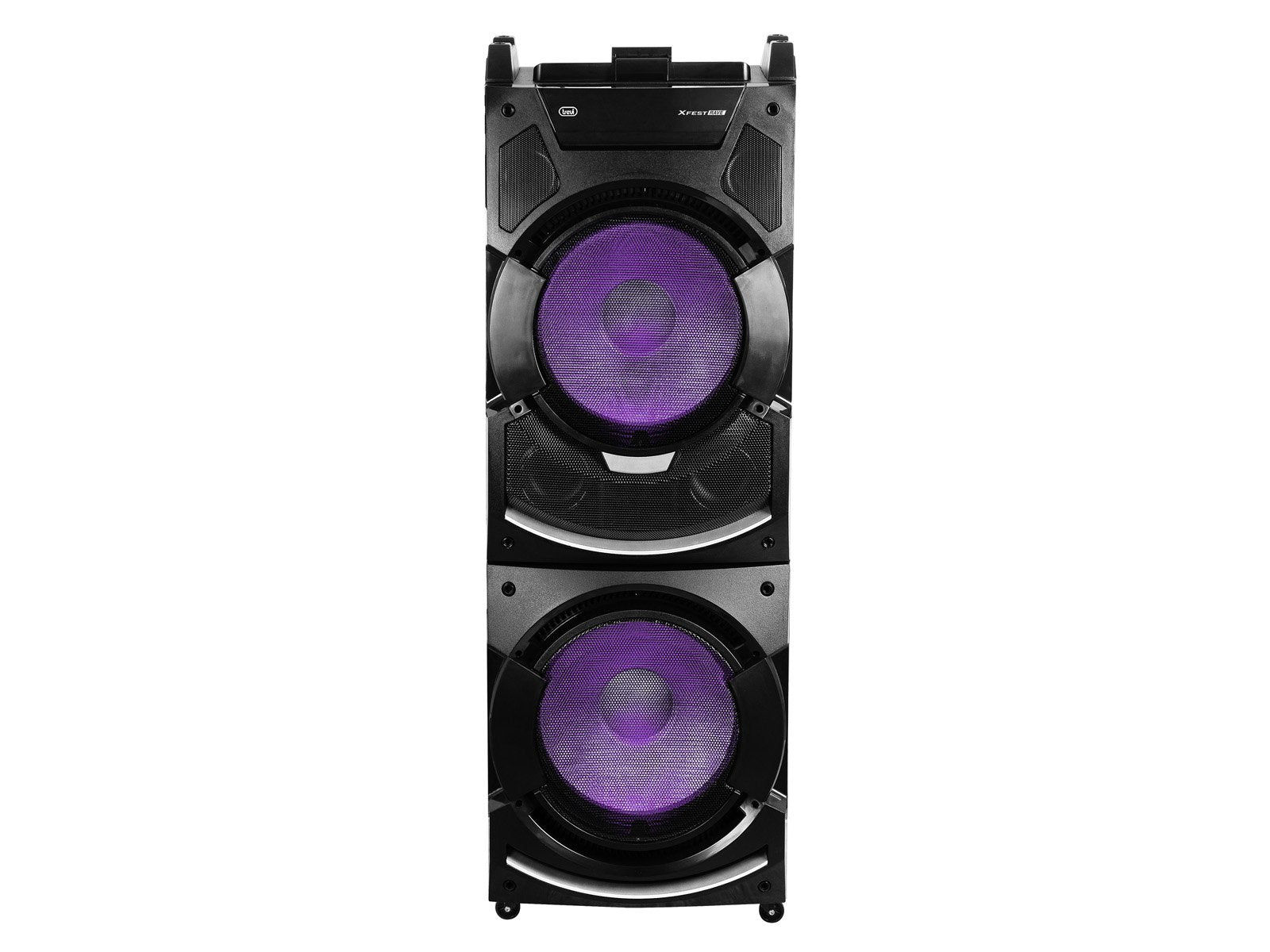 Xfest High Power Amplified Speaker 500w Bluetooth Usb Aux-In Tws Trevi 4500 Dj