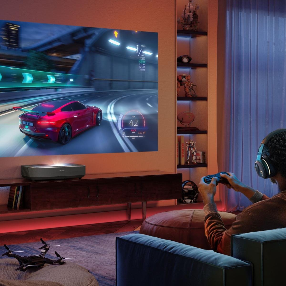 EAN 6942351411163 - Hisense Laser TV PL2 Proyector de alcance ultracorto 2700 lúmenes ANSI DLP UHD 4K (3840x2160) 3D Negro imagen 5