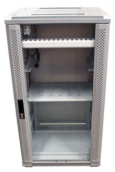 Allnet 19\"Schrank, 32he, B600/T 800mm, Glamür, Lichtgris, Snb-Serie,
