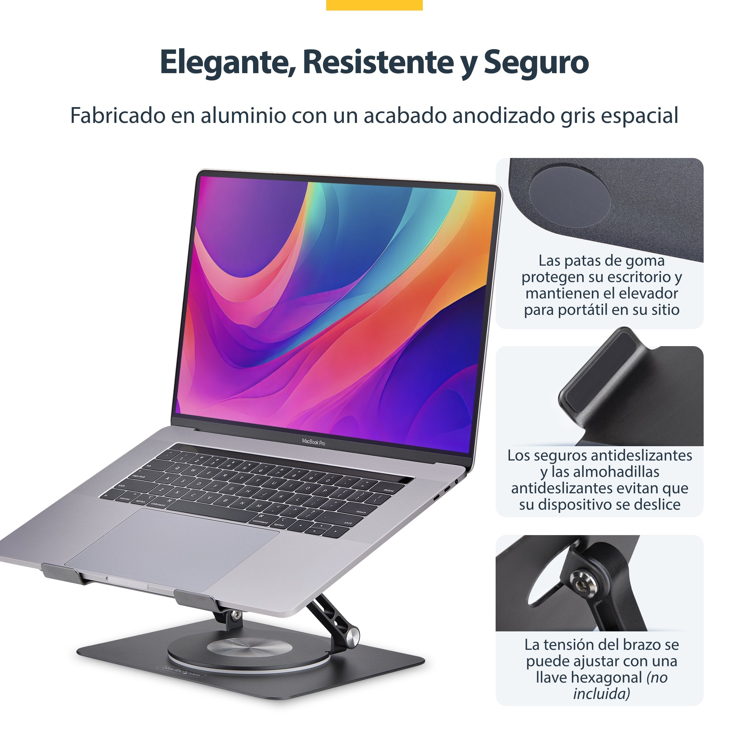 EAN 0065030904711 - StarTech.com ATFR-LAPTOP-RISER soporte para ordenador portátil Plata imagen 12