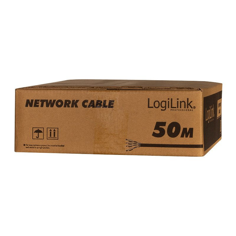 Logilink Cat.7 1000 Mhz Installation Cable 23 Awg S Ftp, 50m Duplex, Naranja