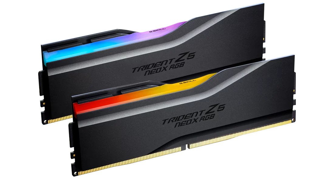 G.Skill Dimm 32 Gb Ddr5-6000 (2x 16 Gb) Dual-Kit (Negro, F5-6000a3038f16gx2-Tz5nxrk, Trident Z5 Neo X Rgb) F5-6000a3038f16gx2-Tz5nxrk