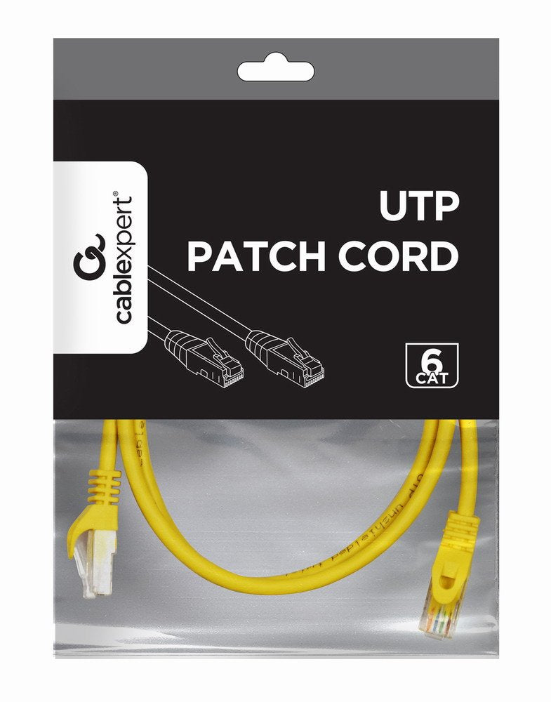 EAN 8716309093286 - Gembird PP6U-1M cable de red Amarillo Cat6 U/UTP (UTP) imagen 3