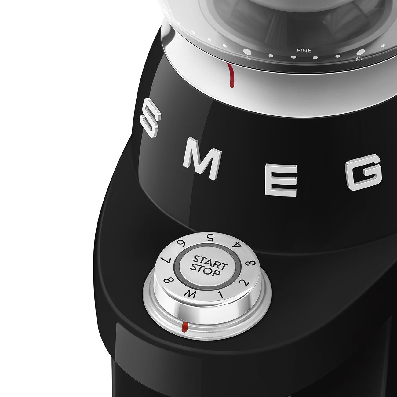 Smeg Kaffeemühle Cgf03bleu, 15 Mahlgrade, 240g Bohnenbeh., 150w, Negro