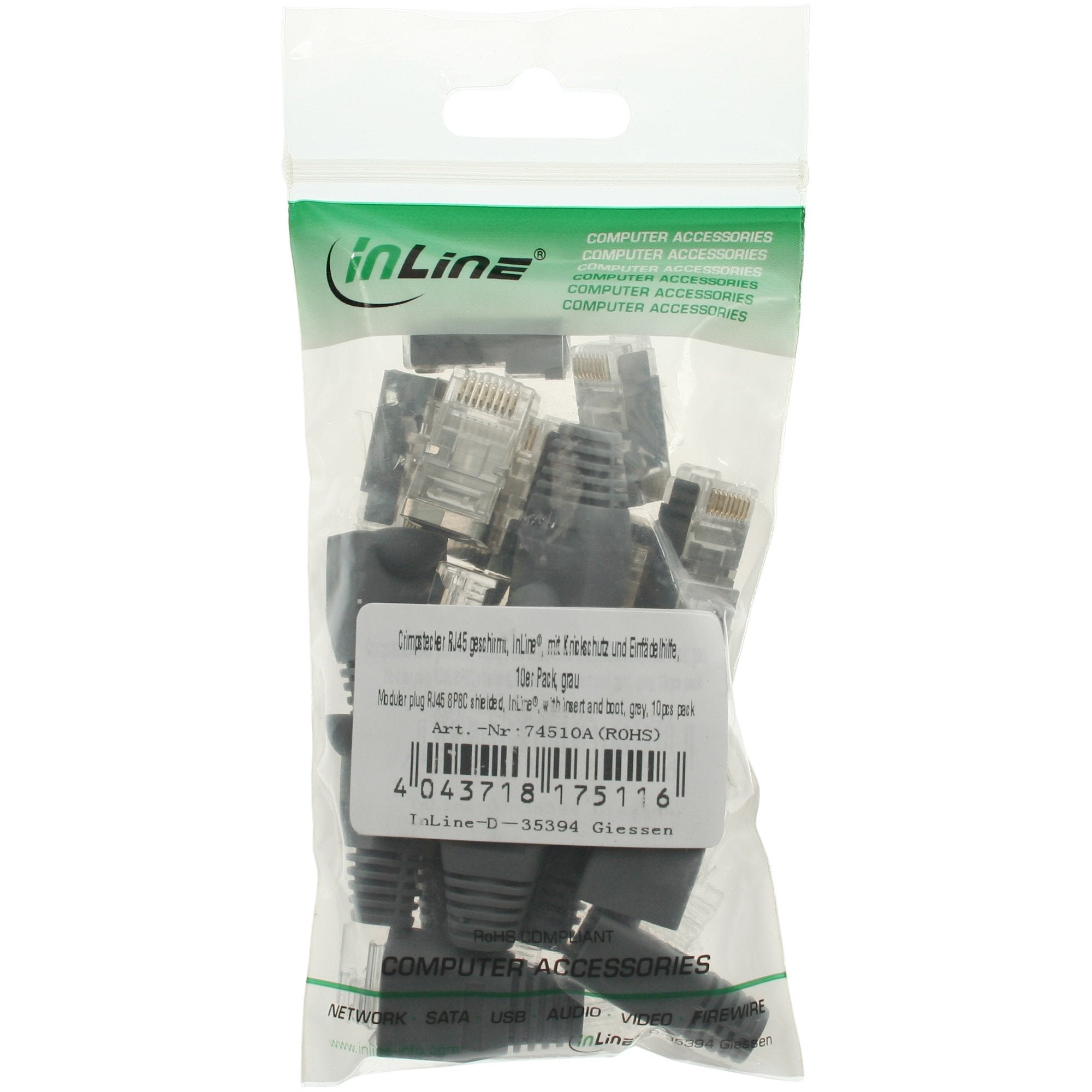 Conector  Inline 74510a  Gris