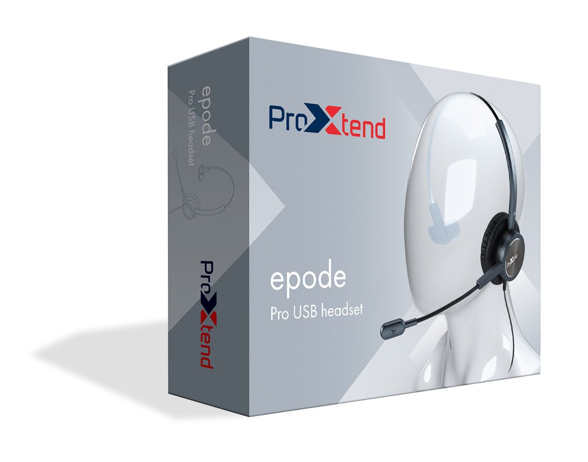 EAN 5714590008449 - ProXtend Epode Auriculares Alámbrico Diadema Llamadas/Música Negro imagen 3