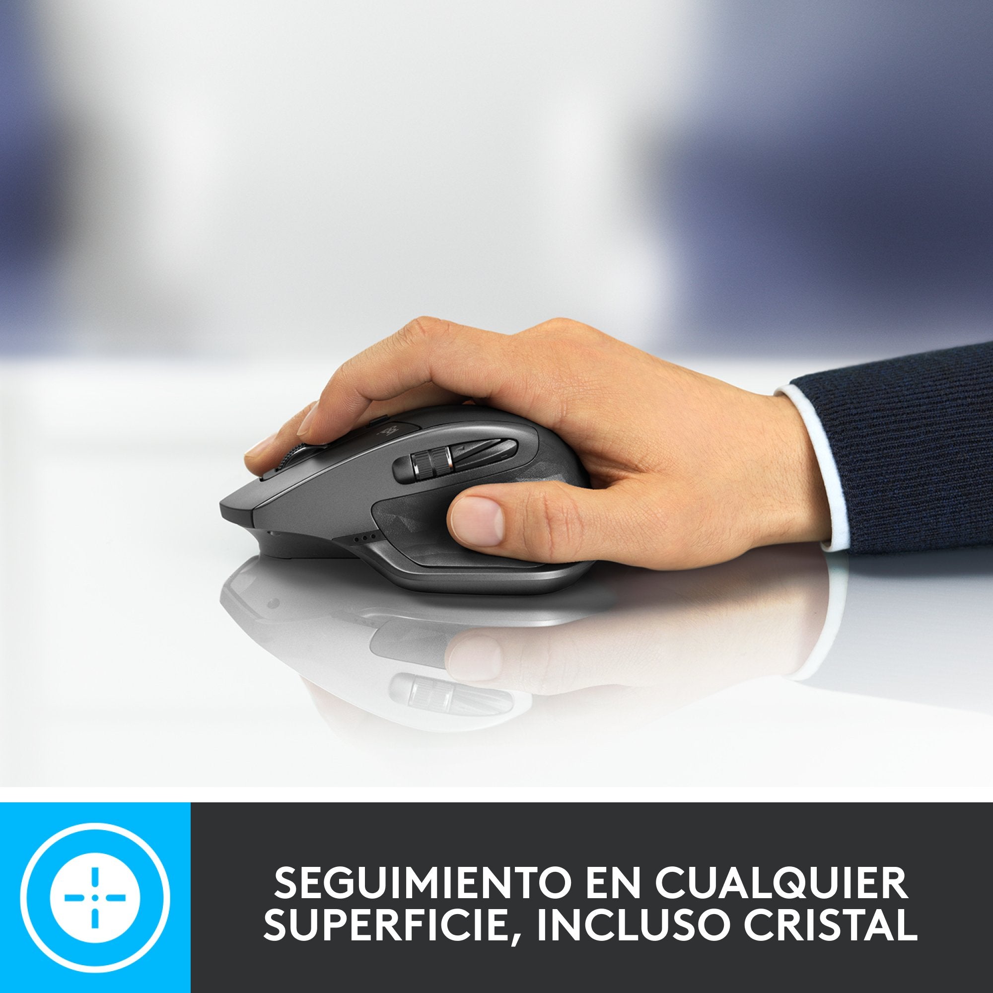 EAN 5099206118089 - Logitech MX Master 2S ratón Oficina mano derecha RF Wireless + Bluetooth Laser 4000 DPI imagen 8