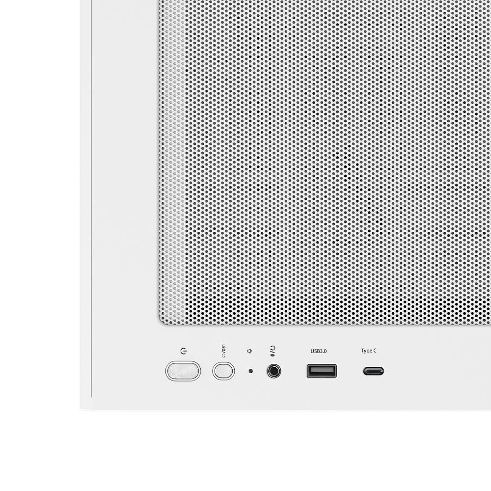 Caja Pc Obudowa P30air Matx Mini Torre Argb Fansx3 Biala