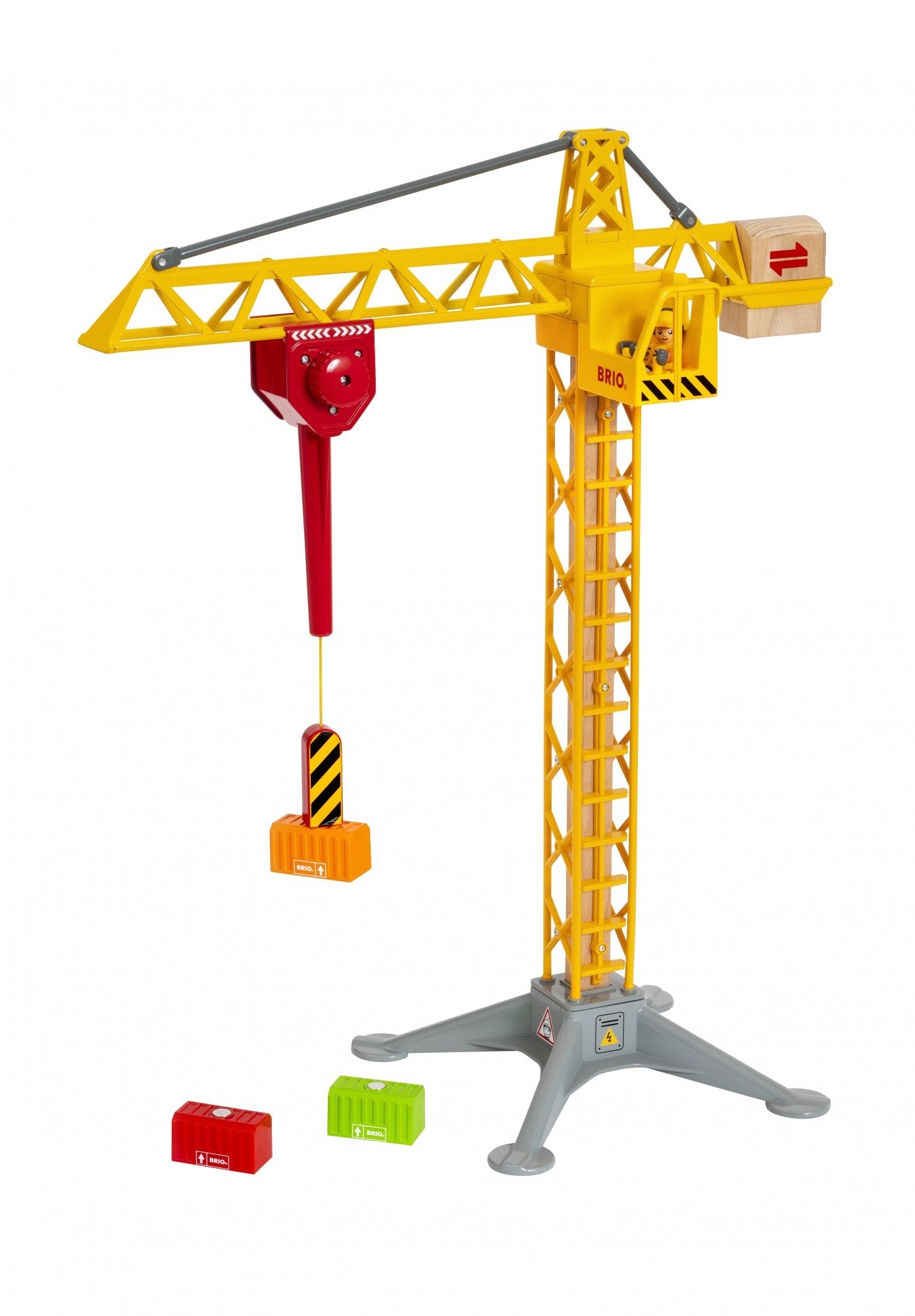 Brio Gran Grúa De Construcción Con Luz, 33835