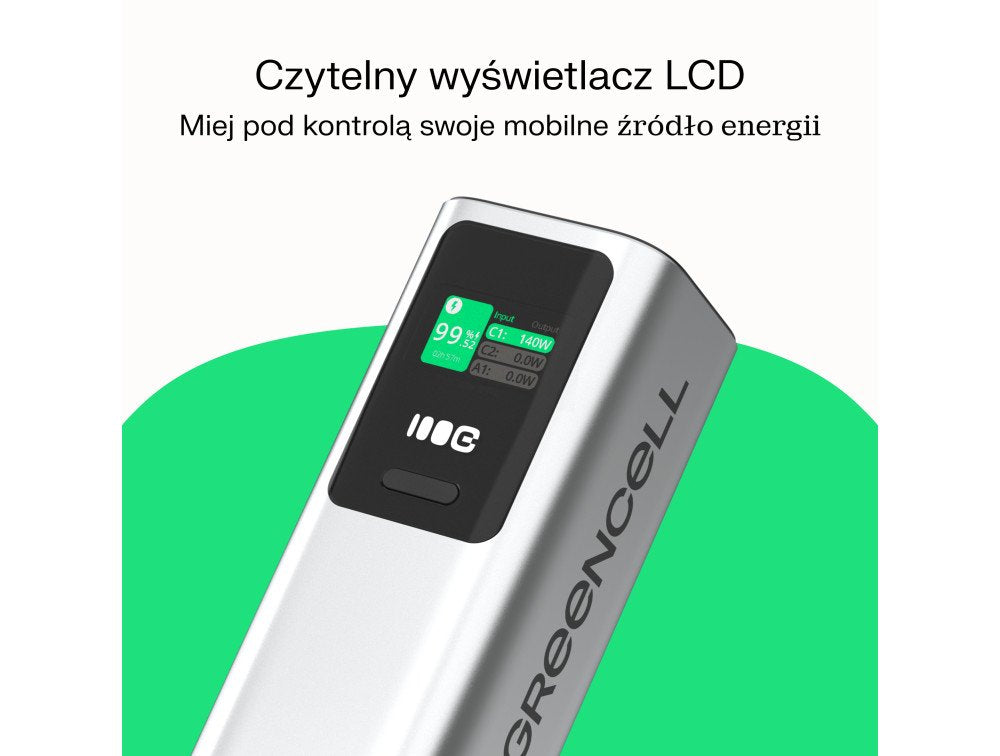 EAN 5904326374713 - Green Cell GC PBGC25UD - Powerbank PBGC25UD, 25200 mAh, 140 W, 1x USB-A, 2x USB-C Ión de litio Aluminio,  imagen 8