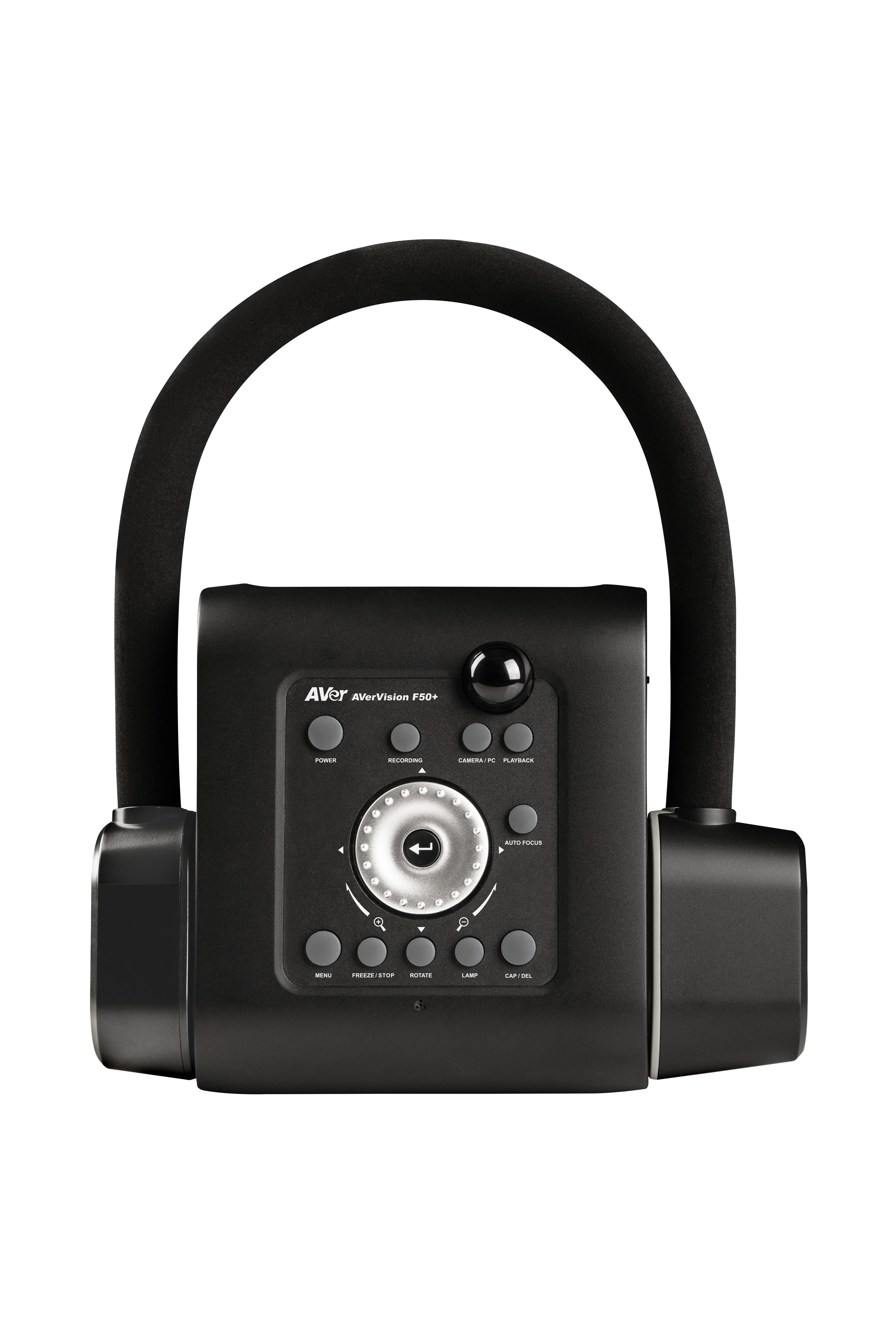 Aver F50+ Cámara De Documentos Negro 25,4 / 3,2 Mm [1 / 3.2] Cmos Usb 2.0