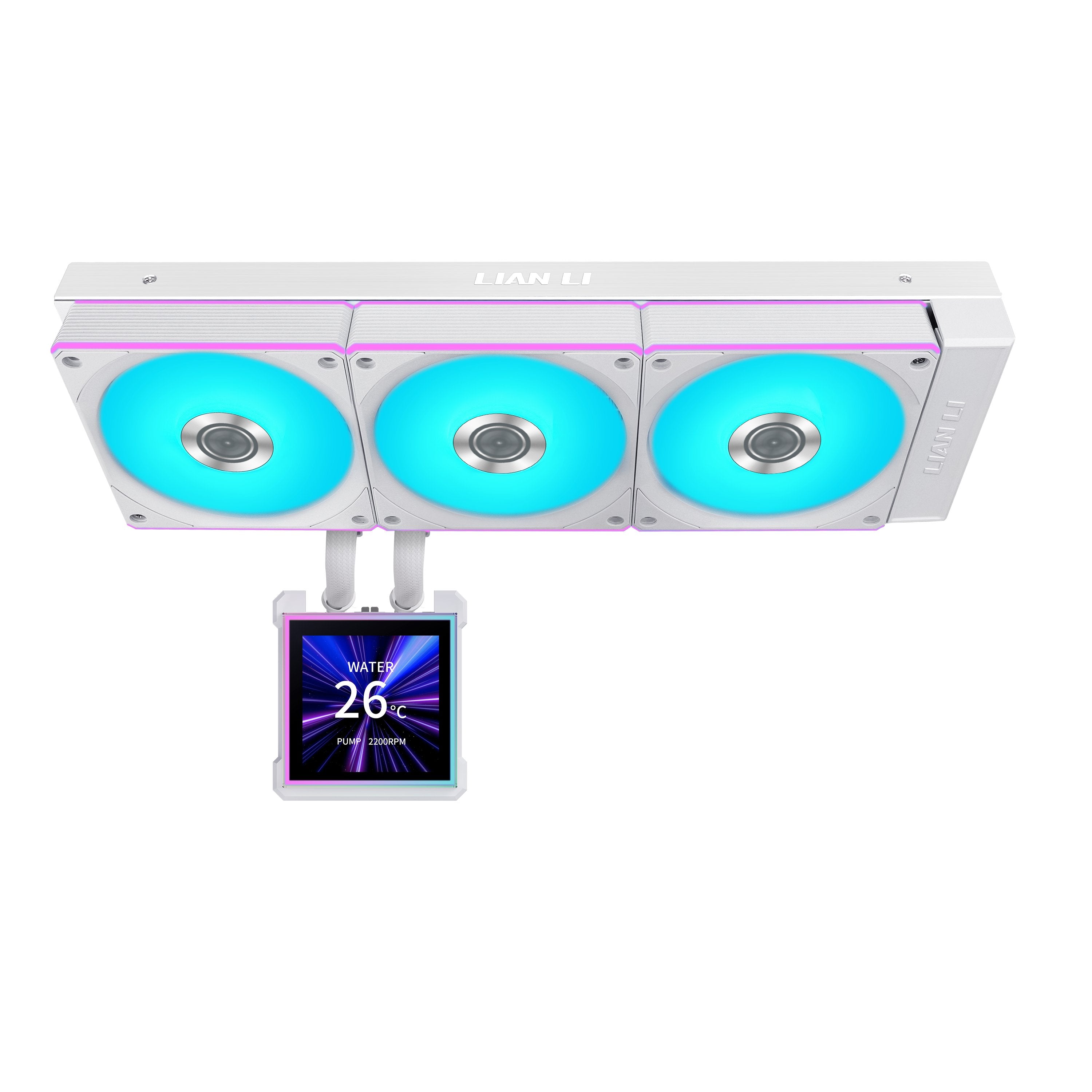Refrigeracion Liquida Cpu  Lianli Hydroshift Ii Lcd-S 360cl W