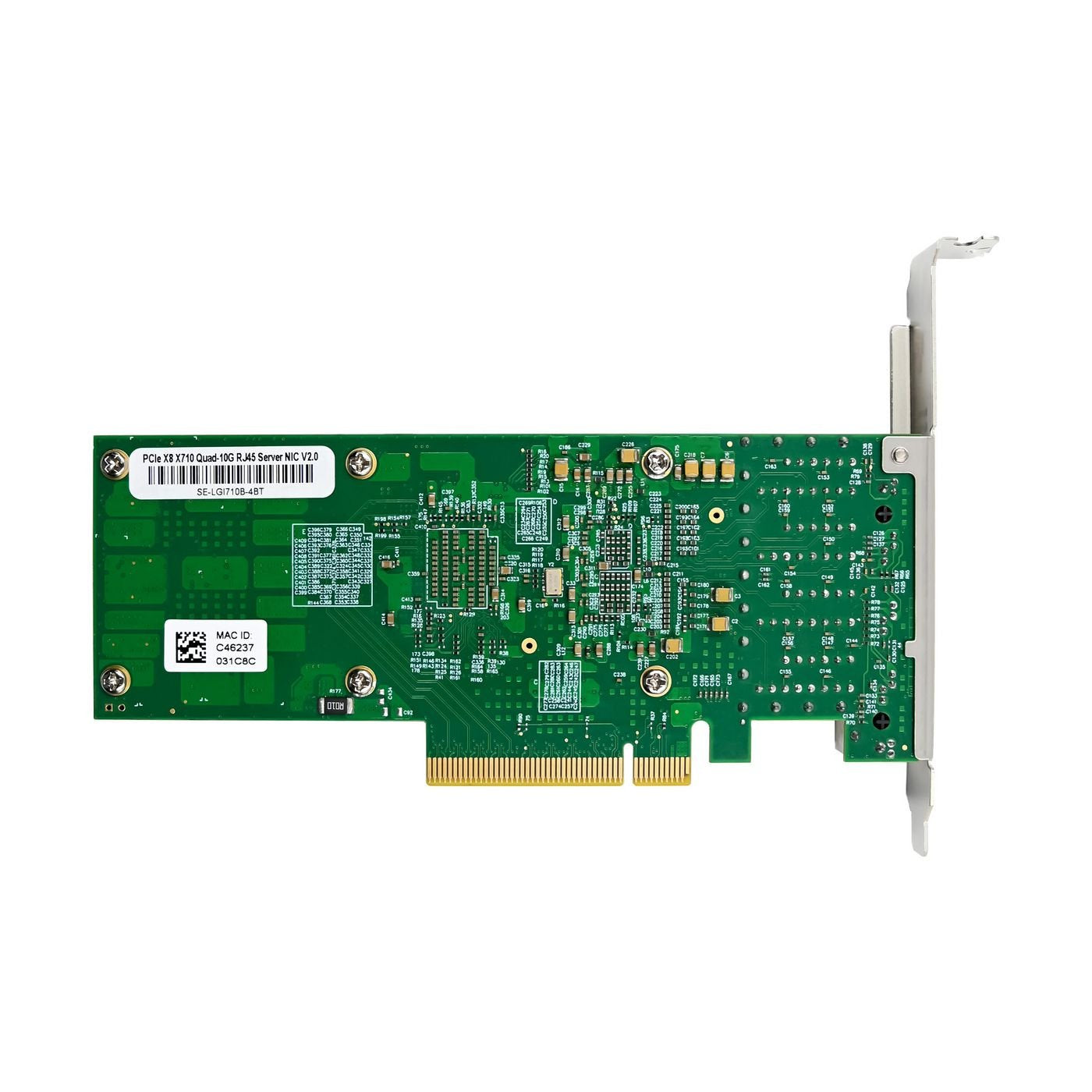 Network Card Pcie X8 X710-T4  Quad- 10gbe