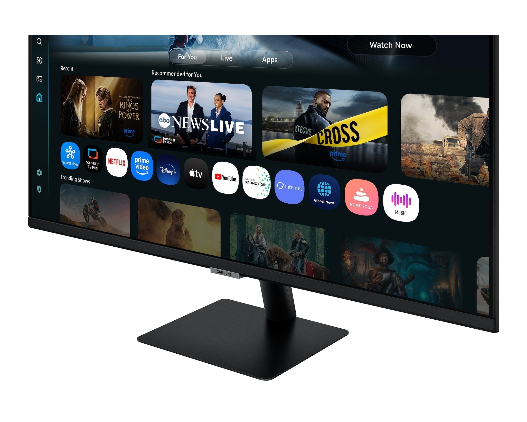 Samsung Ls32fm700uuxdu 32" Va Smart Monitor M7 M70f 4k, 3840x2160 16:9 300cd M2 4ms Hdmi Usb