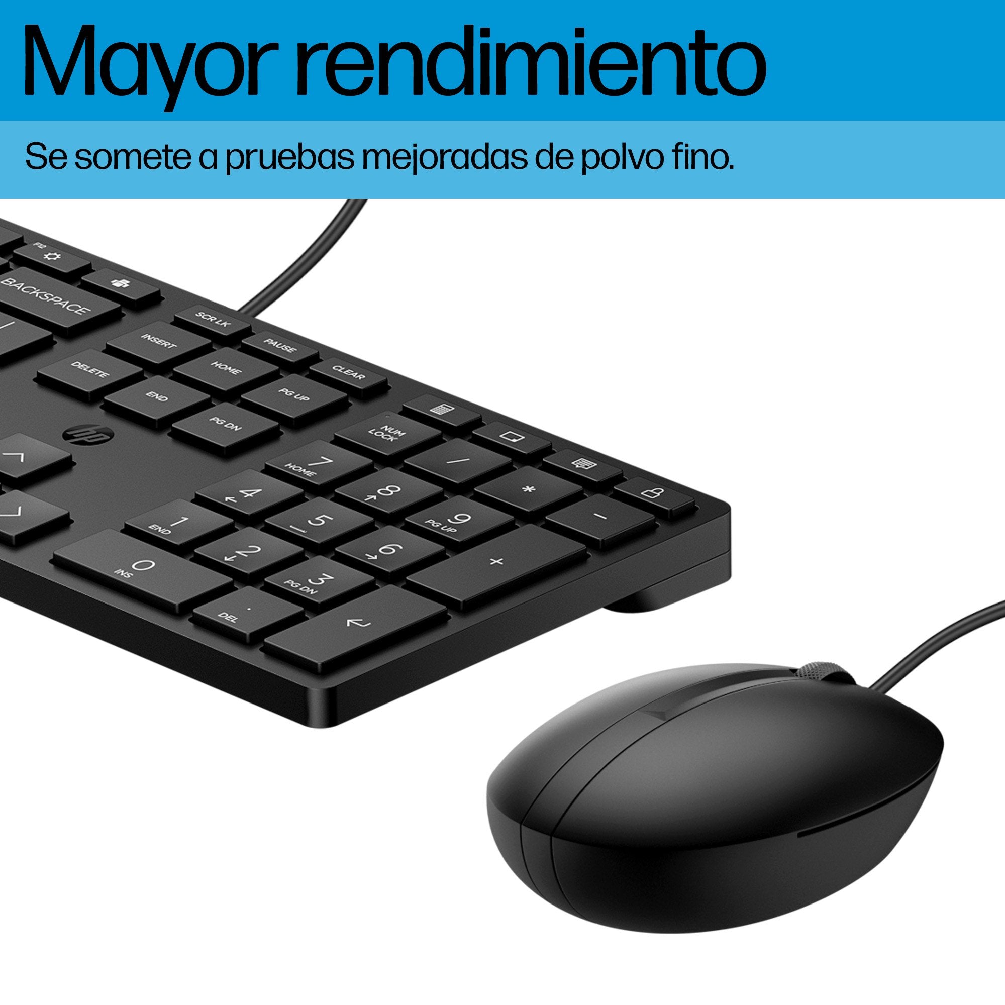 EAN 5715063731307 - HP Wired Desktop 320MK Mouse and Keyboard teclado Ratón incluido USB Negro imagen 4