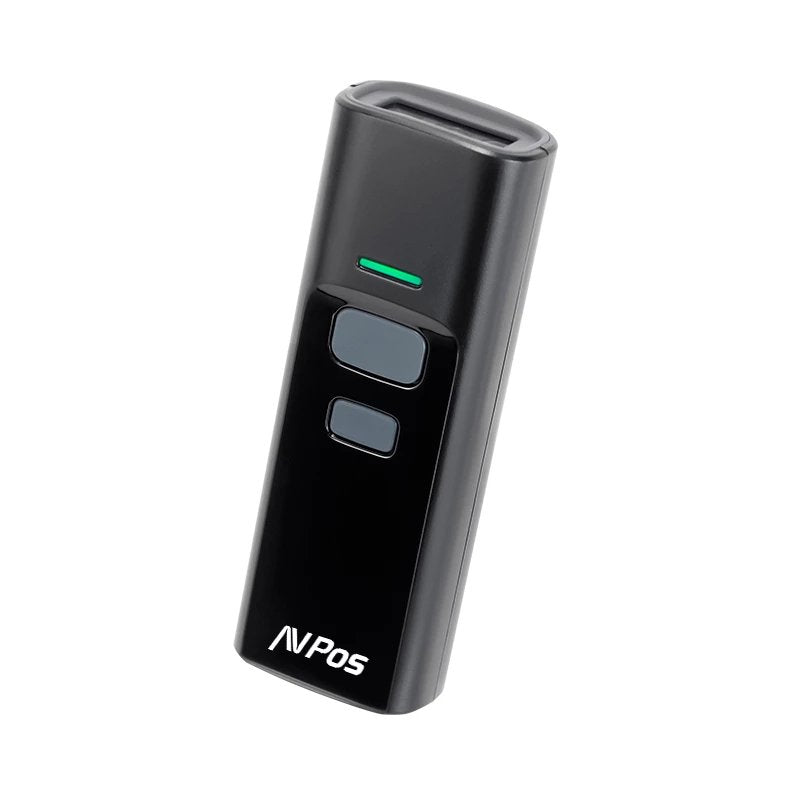 Avpos Bt03 Lector De Codigos Portatil - Cã³digos 1d, 2d Y Qr - Usb, Wireless 2.4 Y Bluetooth - 1100mah - Base Incluida
