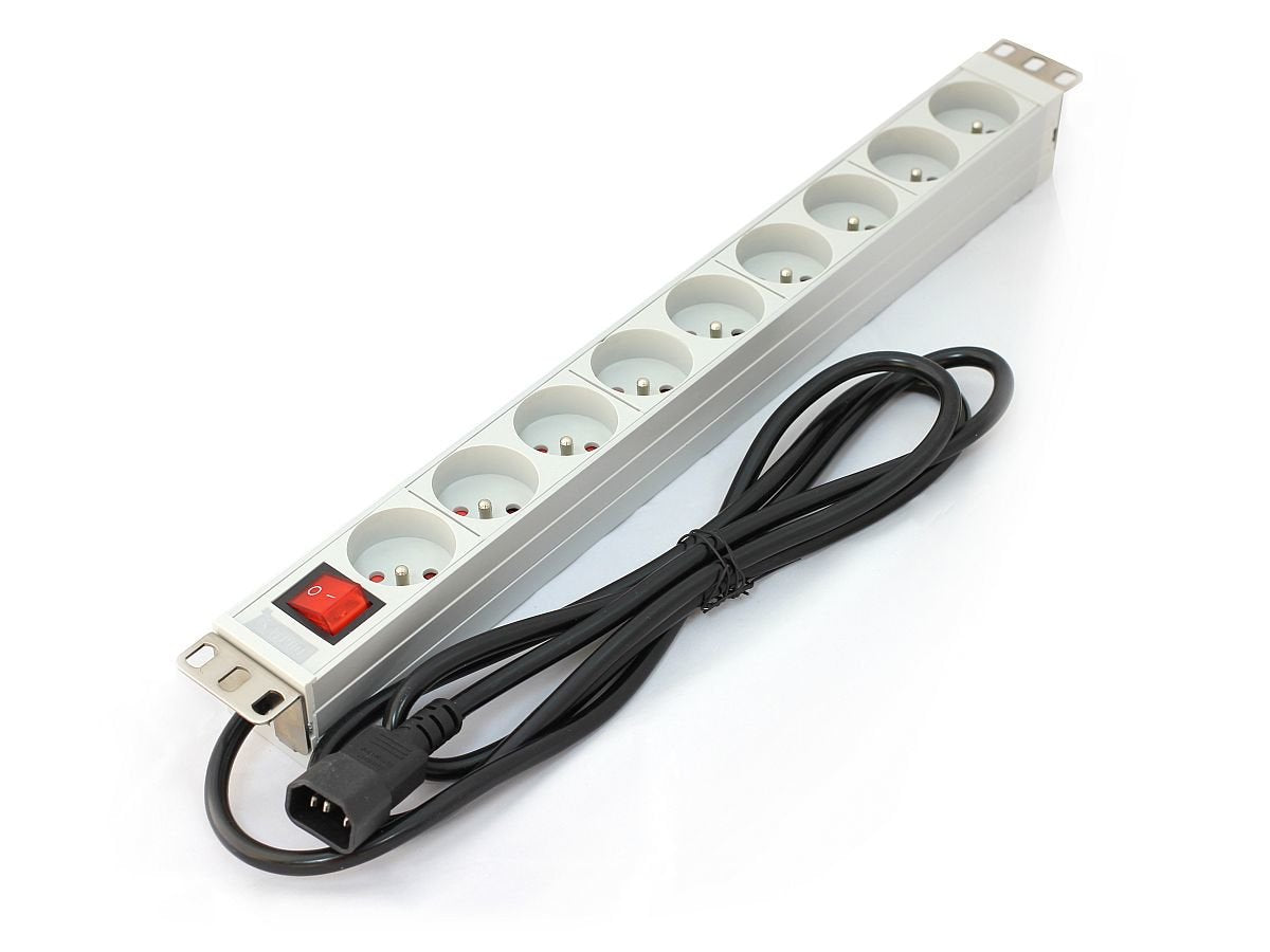 Regleta Digitus A-19-Strip-4-Imp (9 X Ute; 2m; Blanco)