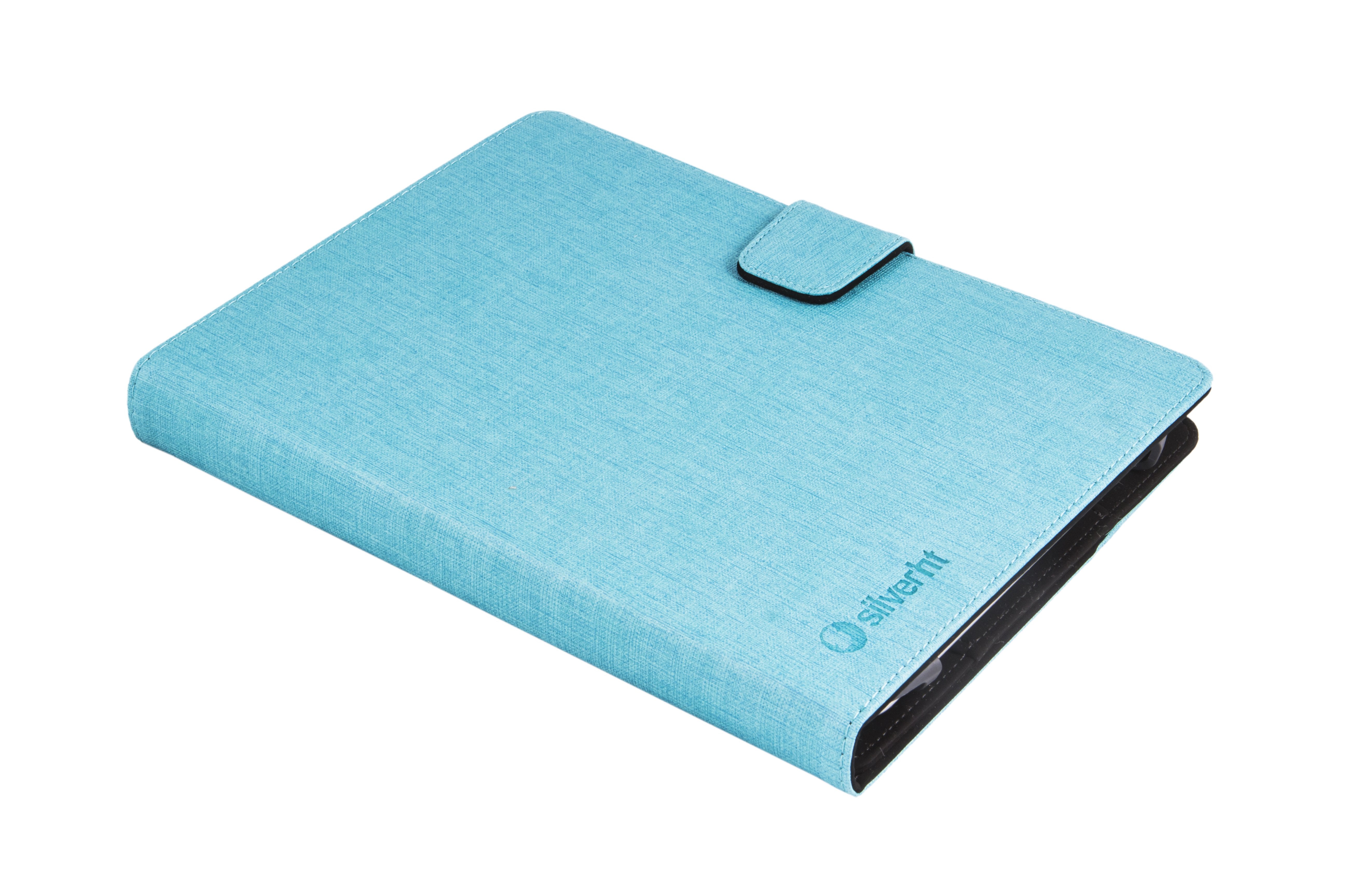Funda Universal Rotatoria 360º Silver Ht Para Tablet 9-10.1" Azul