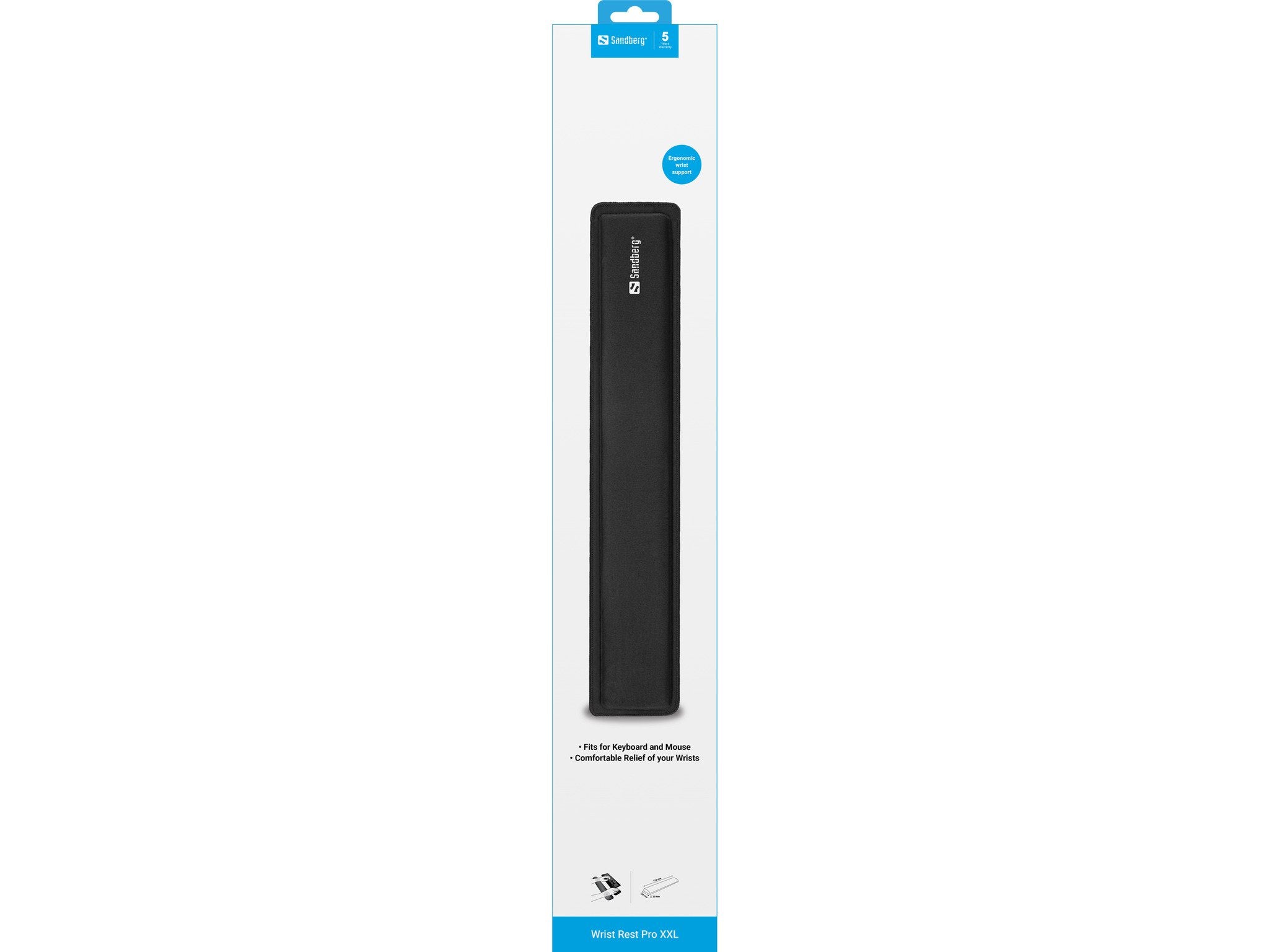 EAN 5705730520365 - Sandberg 520-36 descansa muñecas Negro imagen 2