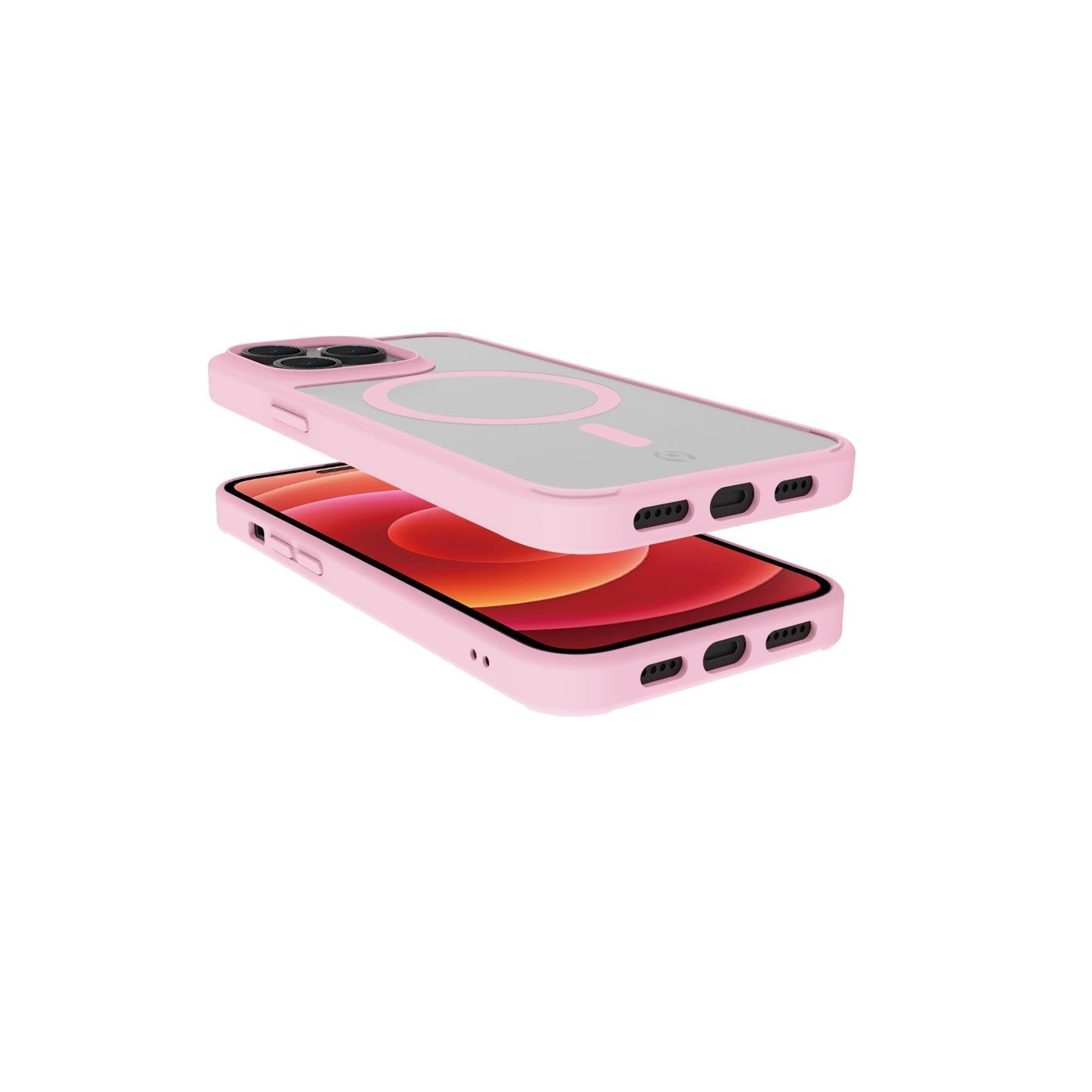 EAN 8021735197713 - Celly Magmatt funda para teléfono móvil 15,5 cm (6.1") Rosa, Transparente imagen 4
