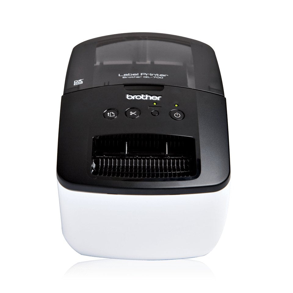 Impresora De Etiquetas Brother Ql-700 Térmica Ancho Etiqueta 62mm Usb Blanca Y Negra