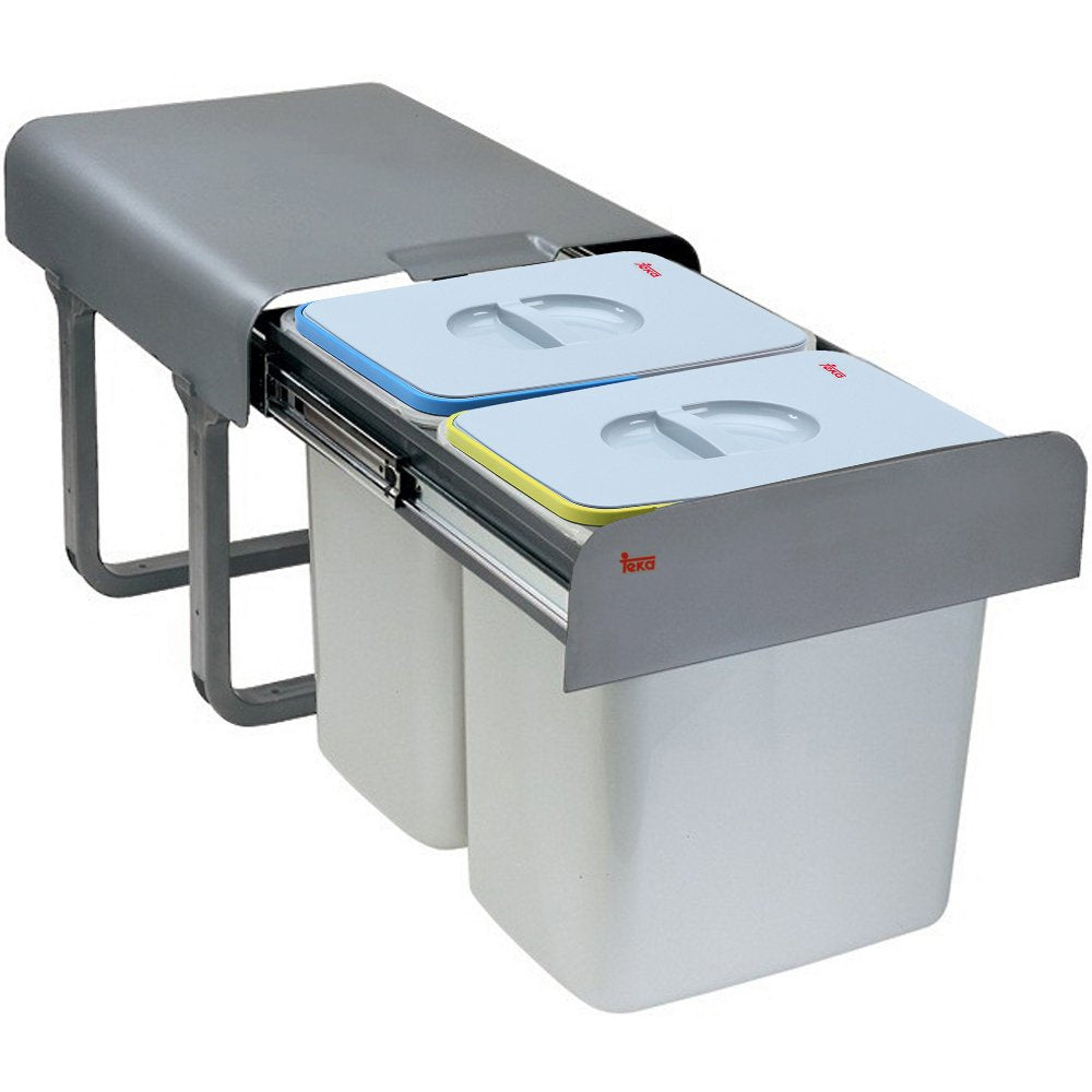 Teka Eco Easy 45 30 L 2 Cesta(S) Acero Galvanizado Gris