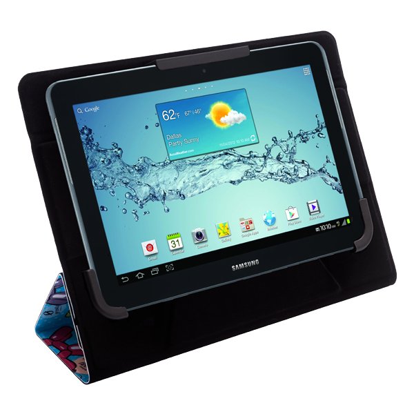 Funda Tablet Universal Silver Ht 9-10.1  Ballons Blue Metal