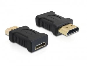 Delock Adaptador High Speed Hdmi A Macho > Mini Hdmi C Hembra