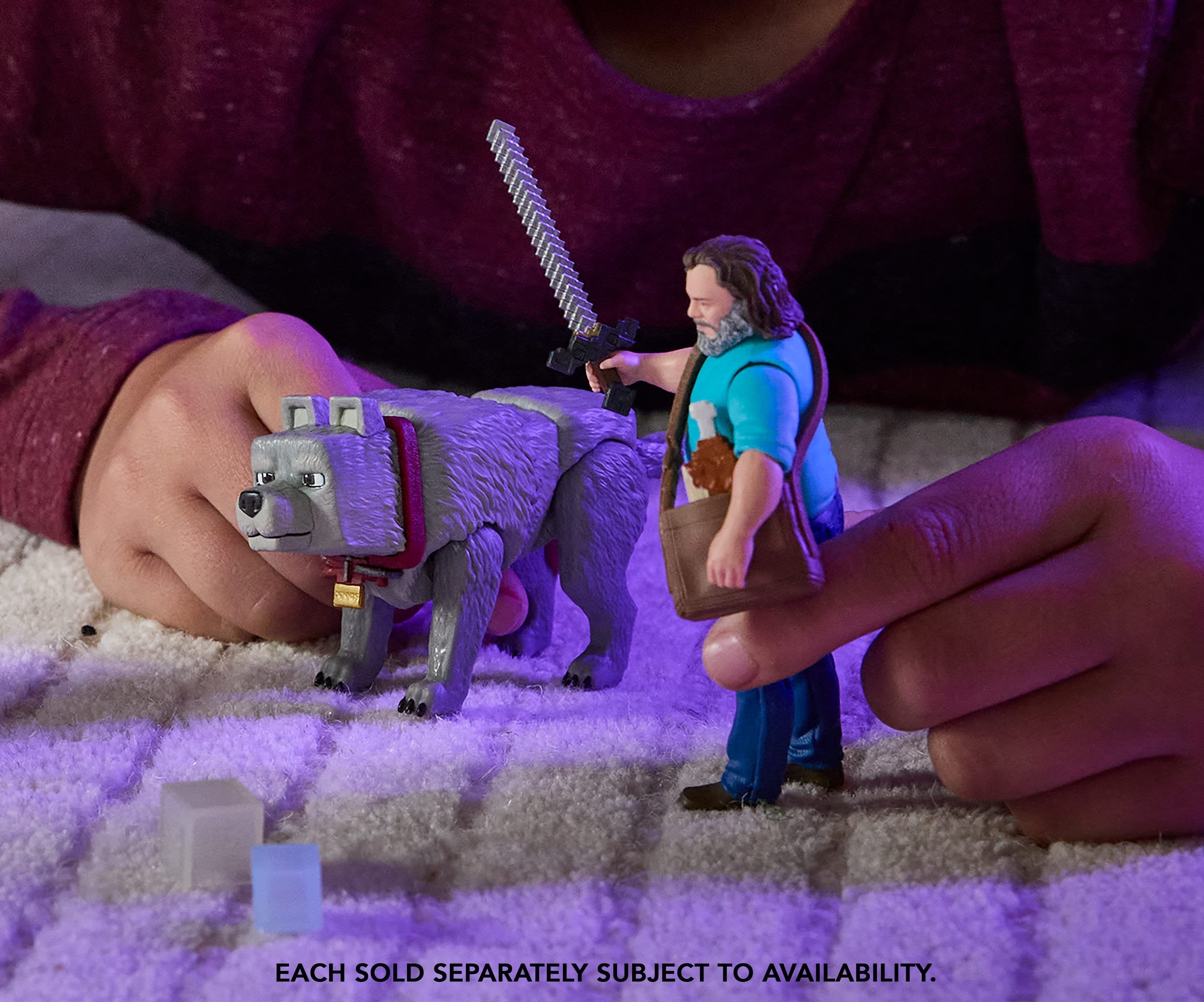 Mattel Minecraft Movie Steve Actionfigur Und Zubehör (Spielset Mit 10 Cm Figur) Jfr57