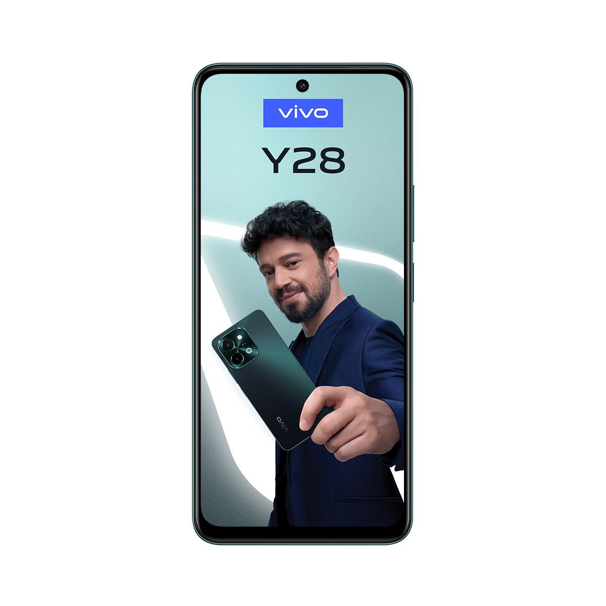 Smartphones Vivo Y28 8+256 Metalik Yesil 17  Sim Doble Android 14 4g 8 Gb 256 Gb 6000 Mah Verde