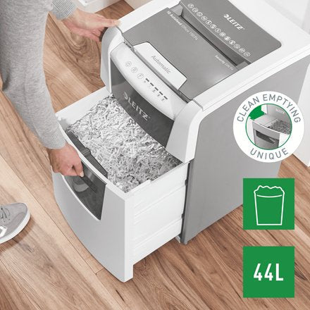 EAN 4002432124107 - Leitz 80130000 triturador de papel Corte cruzado 22 cm Gris, Blanco imagen 9