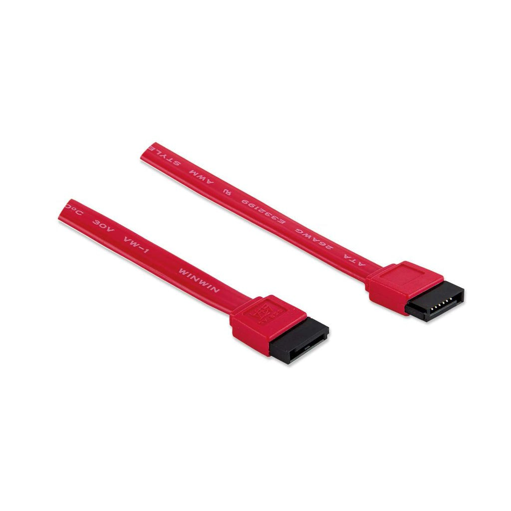 Manhattan Cable Sata M M 0.5m Rojo