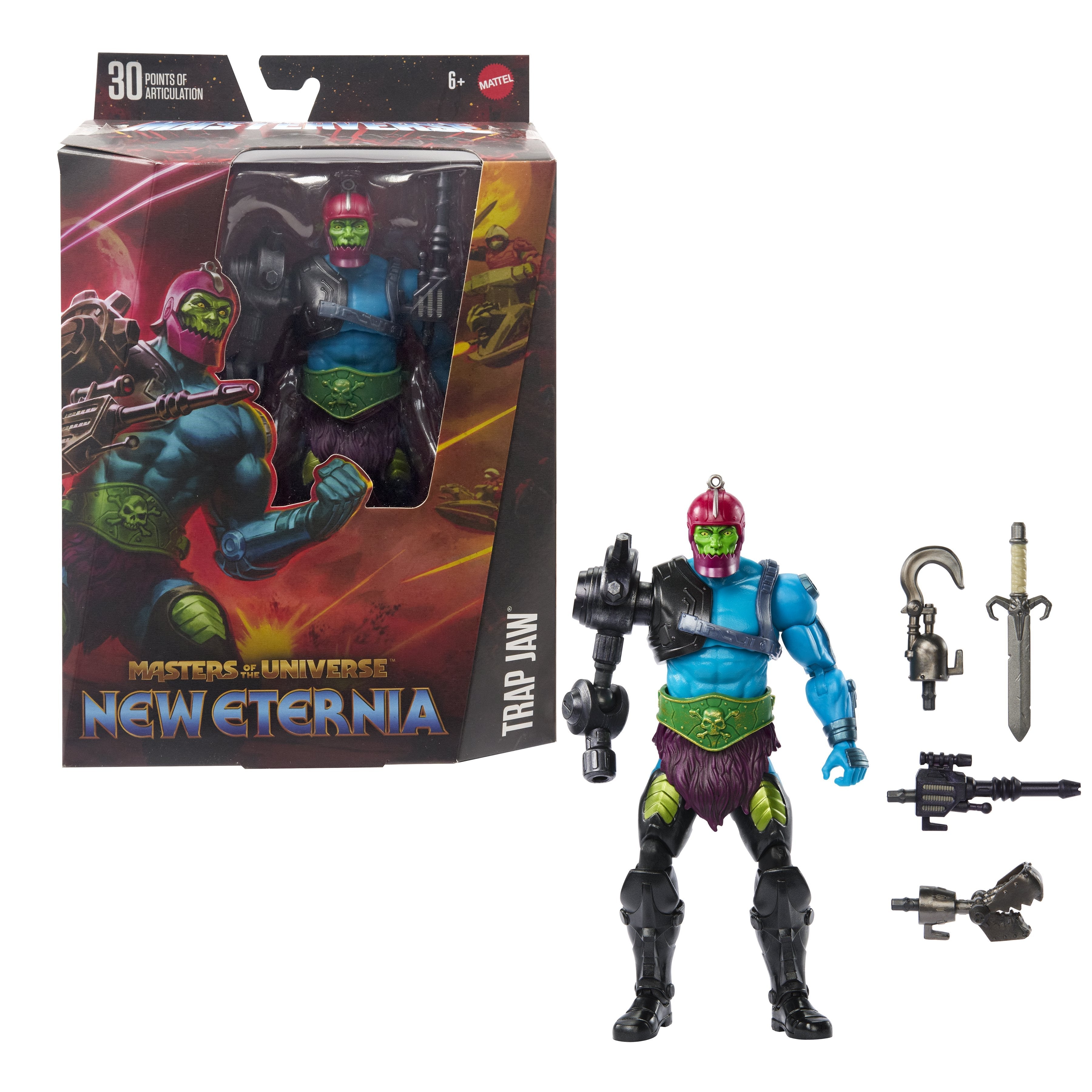 Mattel Masters Of The Universe Masterverse Trap Jaw, Figura Hyc47