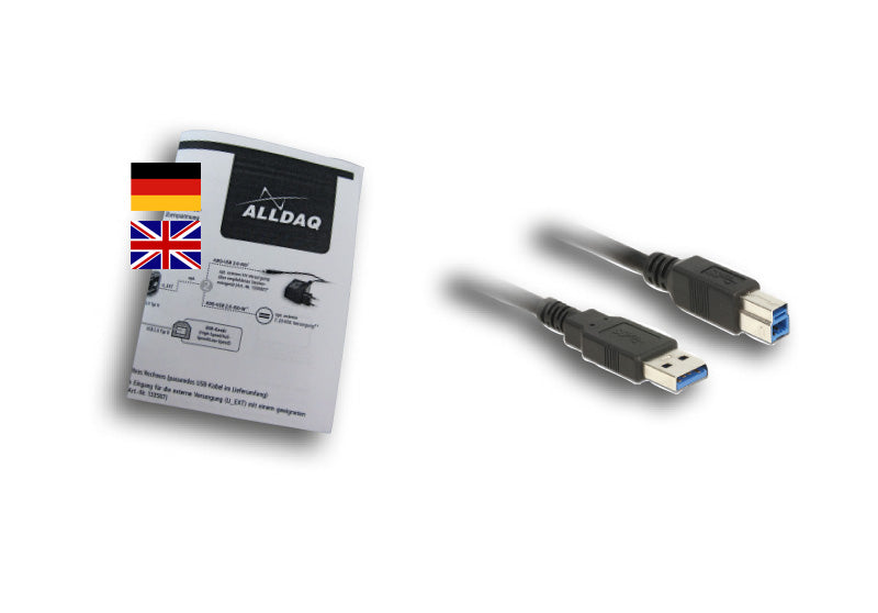 Alldaq Adq-Usb 3.0-Iso-With Power Supply Unit (Us) / - Us Variante -Usb 3.0 Superspeed-Isolator Bis 1kv, Inkl. Passendem 5v-Meckernetzteil Us Variant