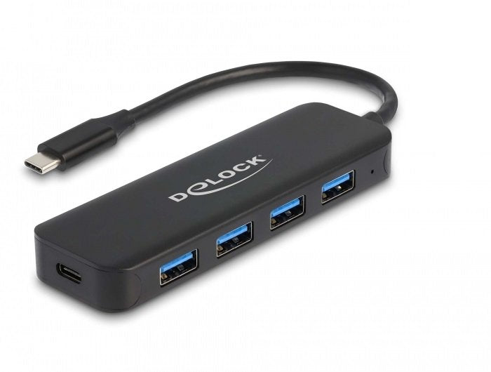 Delock Hub Usb Type-C De 4 Puertos Usb 3.2 Gen 1 Con Power Delivery De 85 Vatios