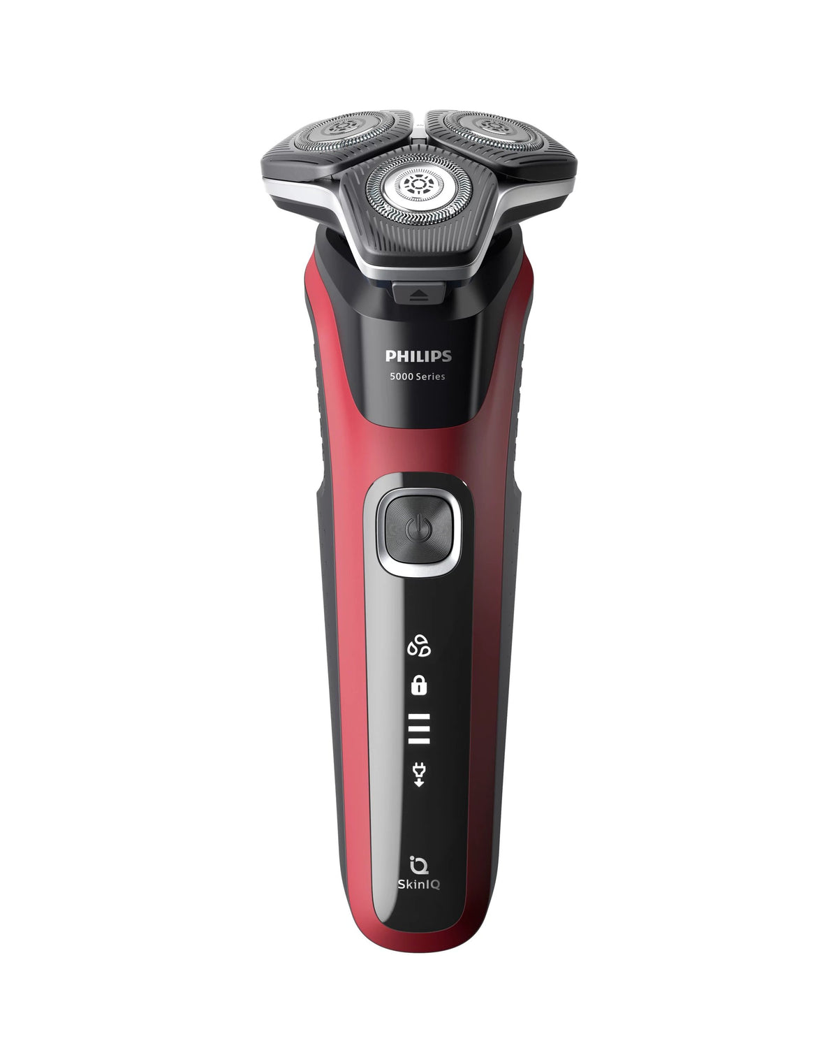 EAN 8720689008365 - Philips SHAVER Series 5000 S5883/10 afeitadora Máquina de afeitar de rotación Recortadora Negro, Rojo imagen 2