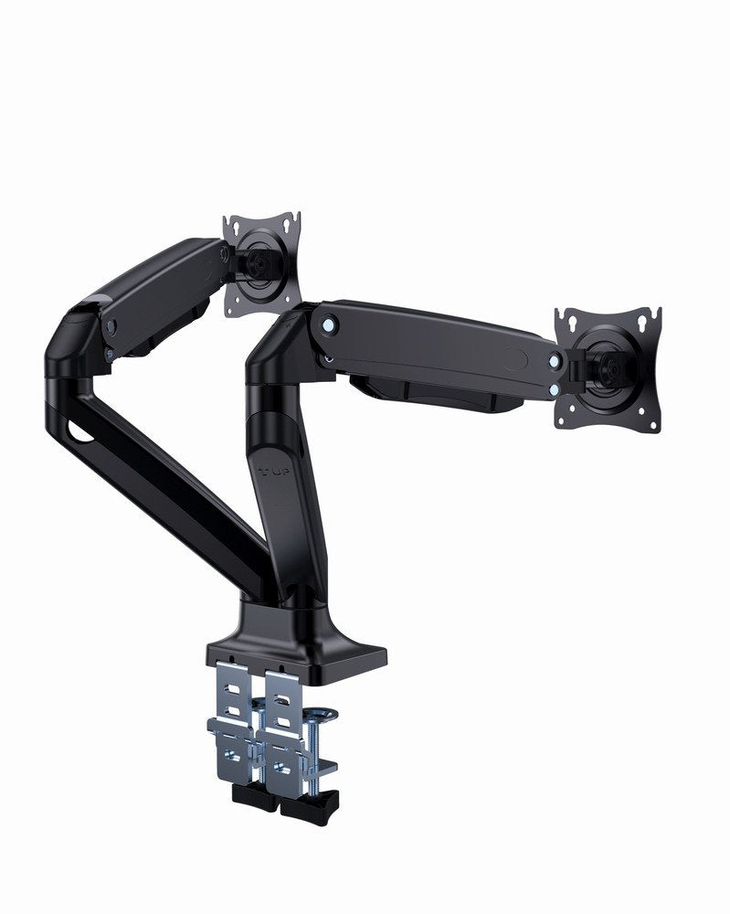 Soporte De  Escritorio Gembird Ma-Da2-03 Con Brazo De Montaje Para 2 Pantallas, 17-35, Hasta 10 Kg