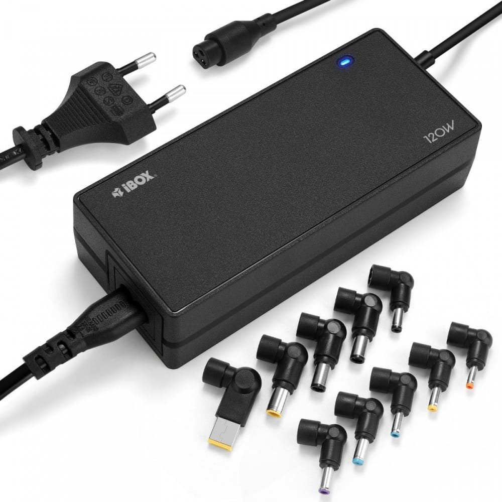 EAN 5903968681104 - iBox IUZ120WA adaptador e inversor de corriente Interior 120 W Negro imagen 8