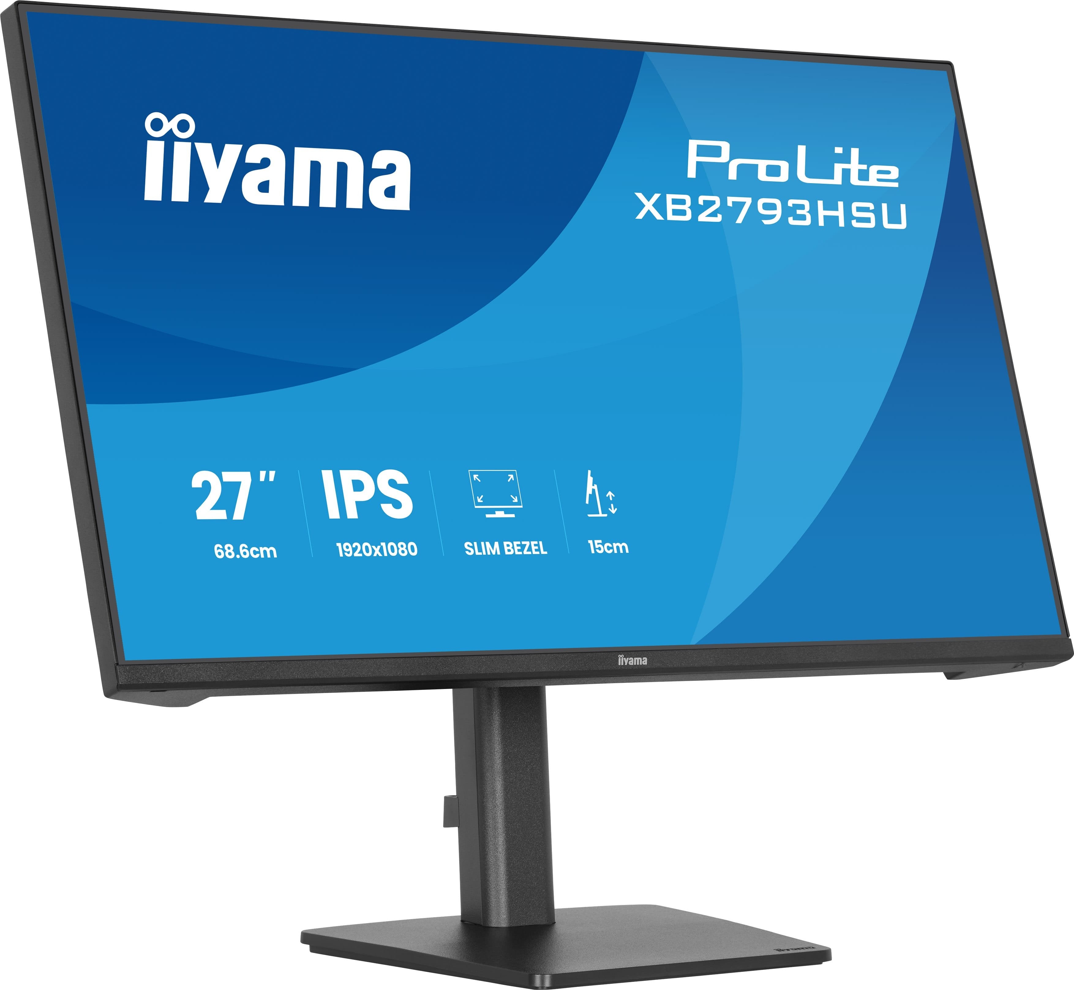 Iiyama Prolite Xb2793hsu-B1 Pantalla Para Pc 68,6 Cm (27") 1920 X 1080 Pixeles Full Hd Led Negro