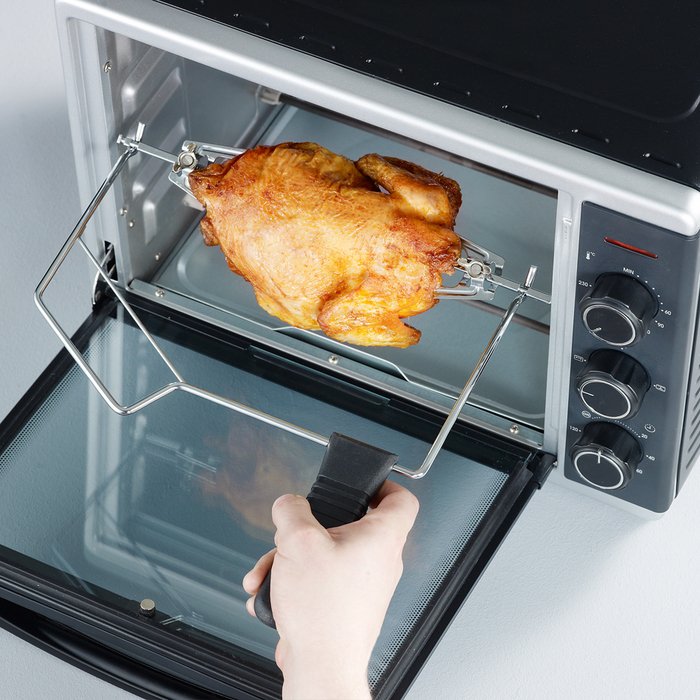 Severin To 2056 Horno Eléctrico 30 L 1600 W Negro, Acero Inoxidable