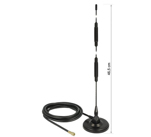 Delock 12428 Antena Para Red 0,6 Dbi Antena Omnidireccional Sma