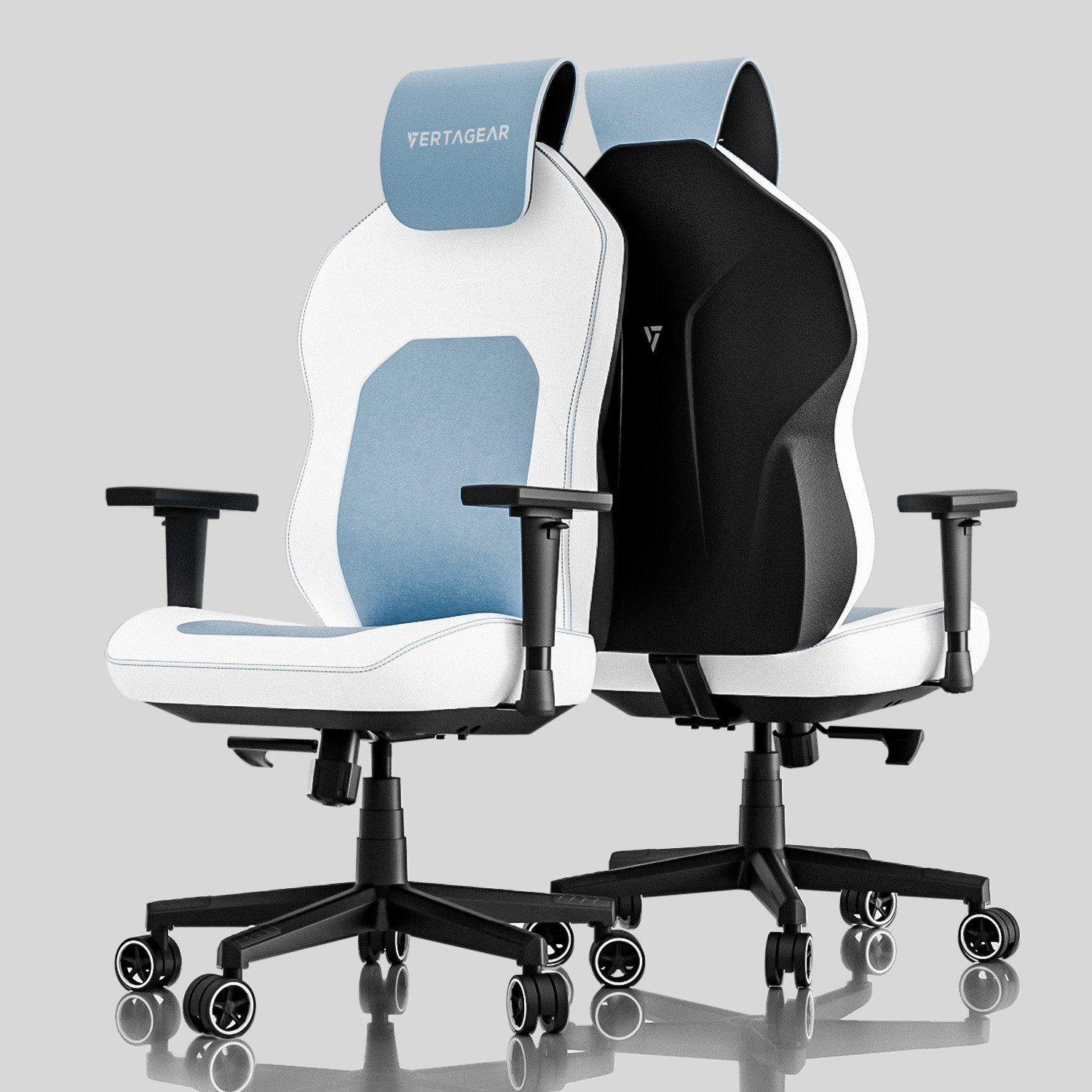 Silla Gaming Vertagear Sl1800 White Black Blue