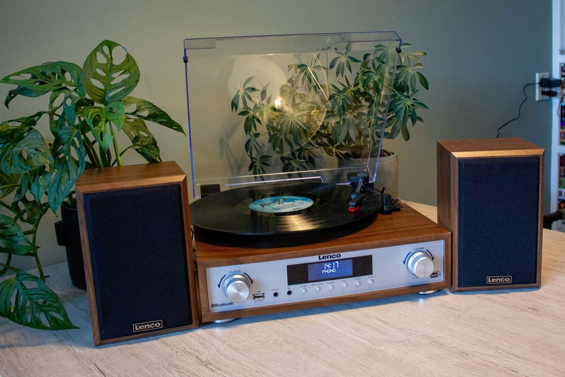 Tocadisco  Lenco Mc-160wd Wood
