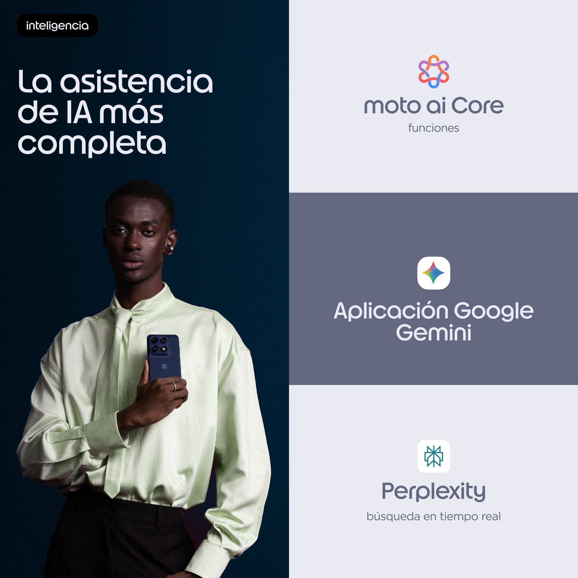 EAN 0840493629759 - Motorola edge 70 pro 17,2 cm (6.78") SIM doble Android 16.0 5G USB Tipo C 8 GB 256 GB 6500 mAh Azul oscur imagen 9
