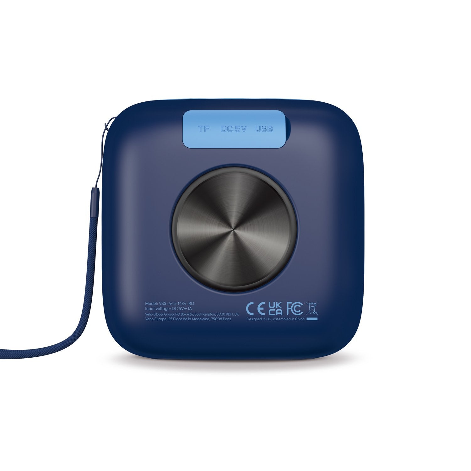 EAN 5060594761676 - Veho MZ-4 PORTABLE BLUETOOTH SPEAKER-BL De 1 vía Azul Inalámbrico imagen 5