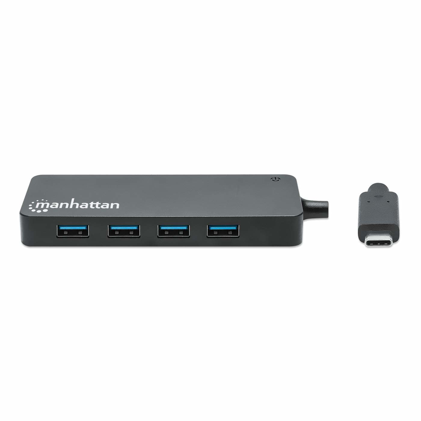 EAN 0766623168410 - Manhattan 168410 hub de interfaz USB Tipo C 5000 Mbit/s Negro imagen 5