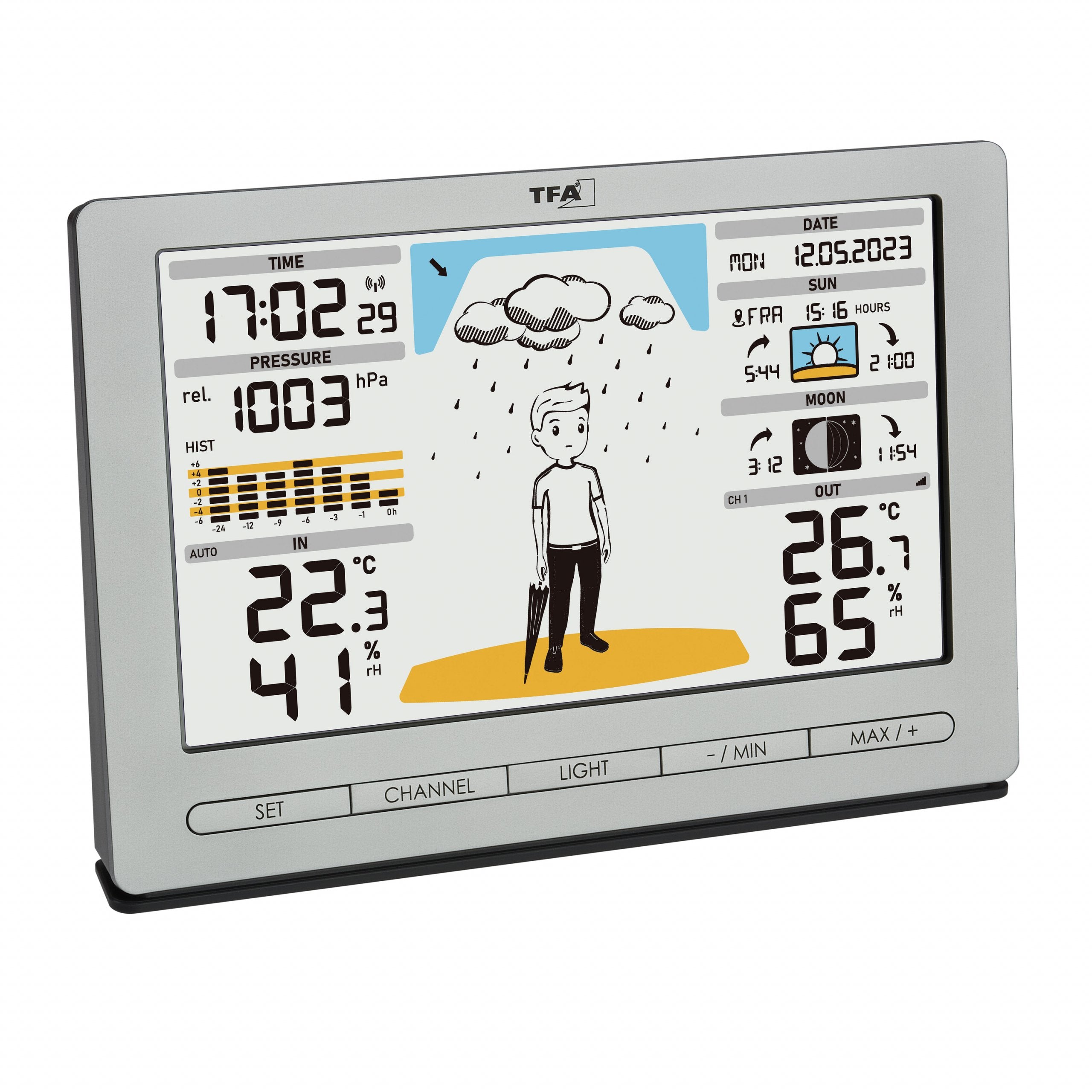 Tfa 35.1097.54 Estación Meteorológica Silver Meteo Jack