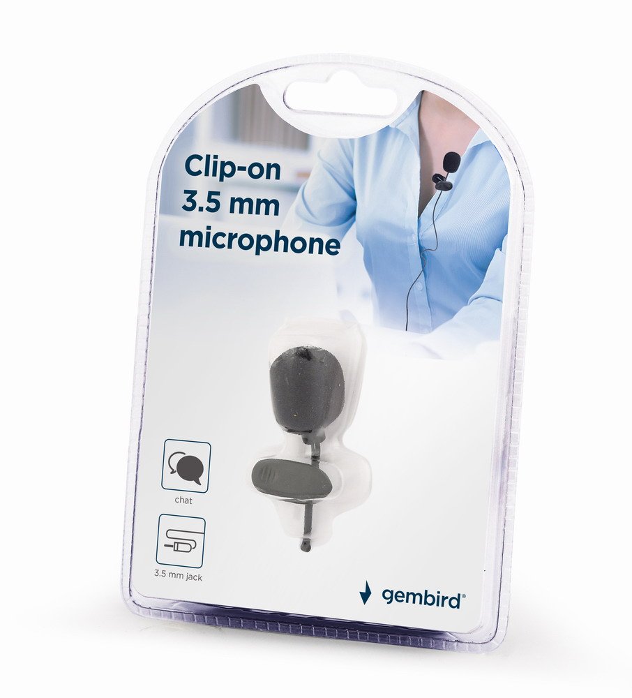 EAN 8716309100991 - Gembird MIC-C-01 Negro Micrófono para PC imagen 1