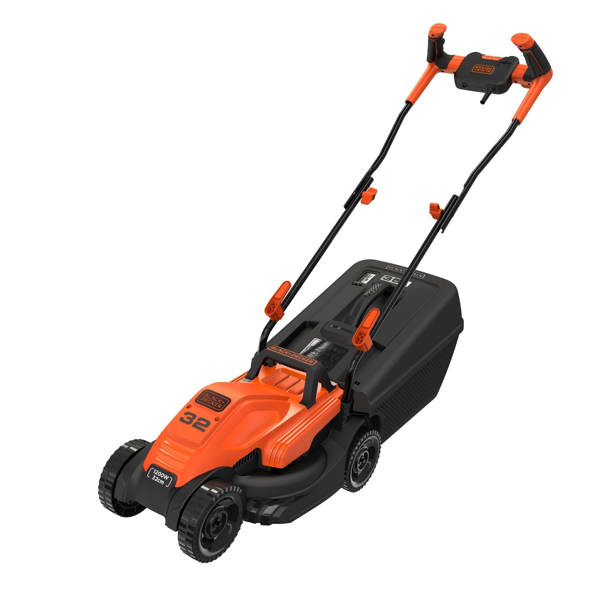Cortacésped Black+Decker Bemw451bh-Qs  De Empuje A Gasolina Corriente Alterna Negro, Naranja Naranja/Negro