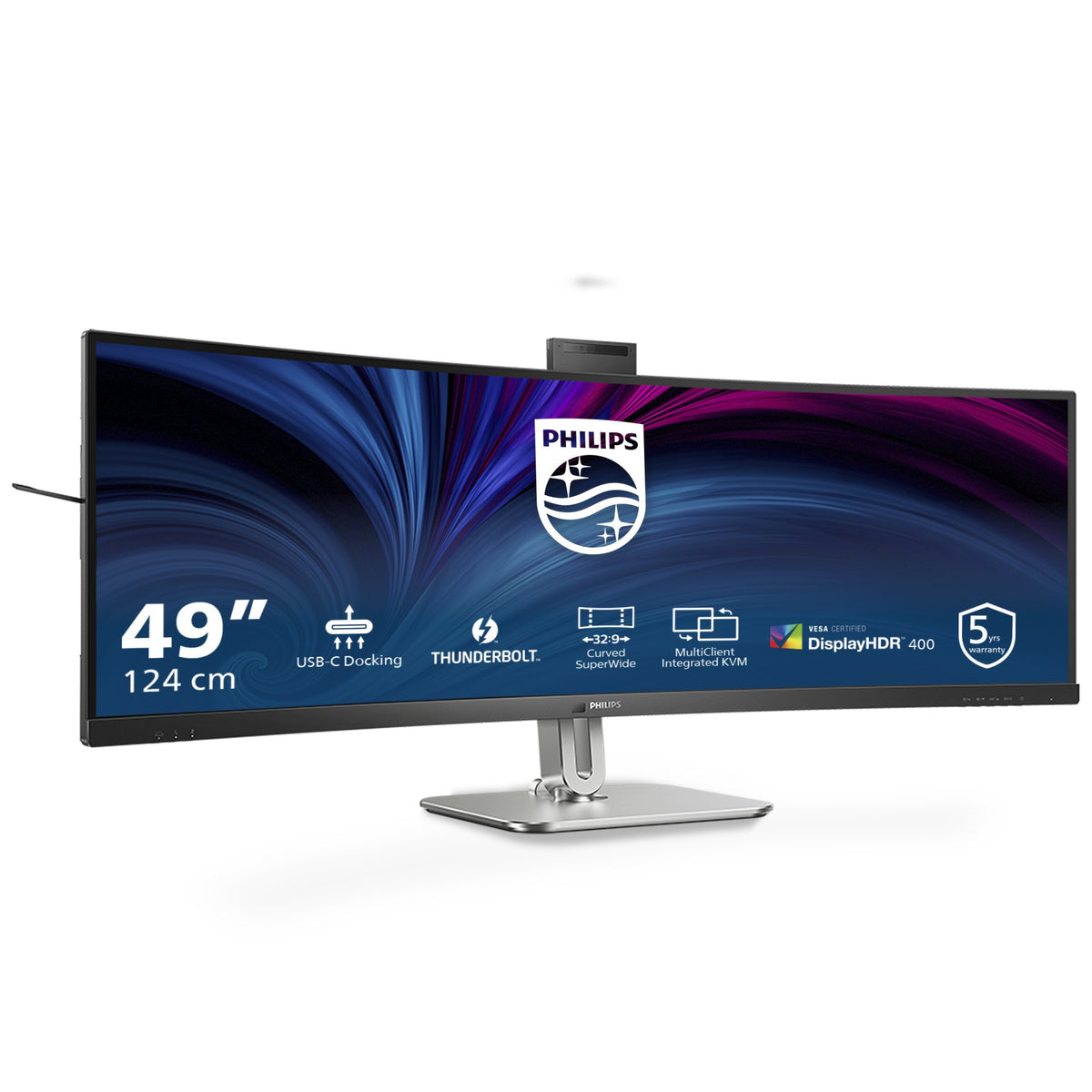 EAN 8712581804763 - Philips 49B2U6903CH/00 pantalla para PC 124 cm (48.8") 5120 x 1440 Pixeles Dual QHD LCD Gris imagen 4
